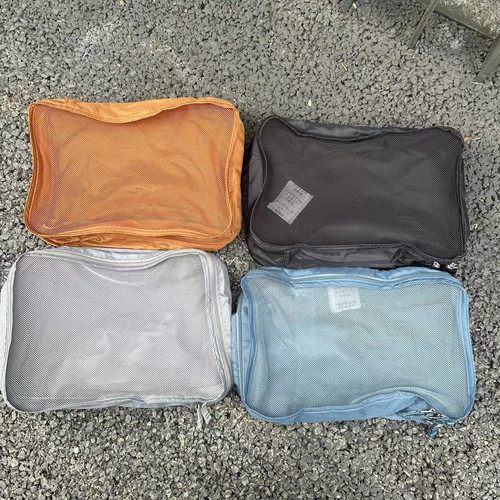 外贸原单 日单旅行折叠便携式双层收纳包 内衣袜子收纳袋 鞋包