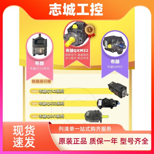 德国BUCHER布赫QX/QXEH/QXM/QT/22/31/32/41/42/52/61液压齿轮泵