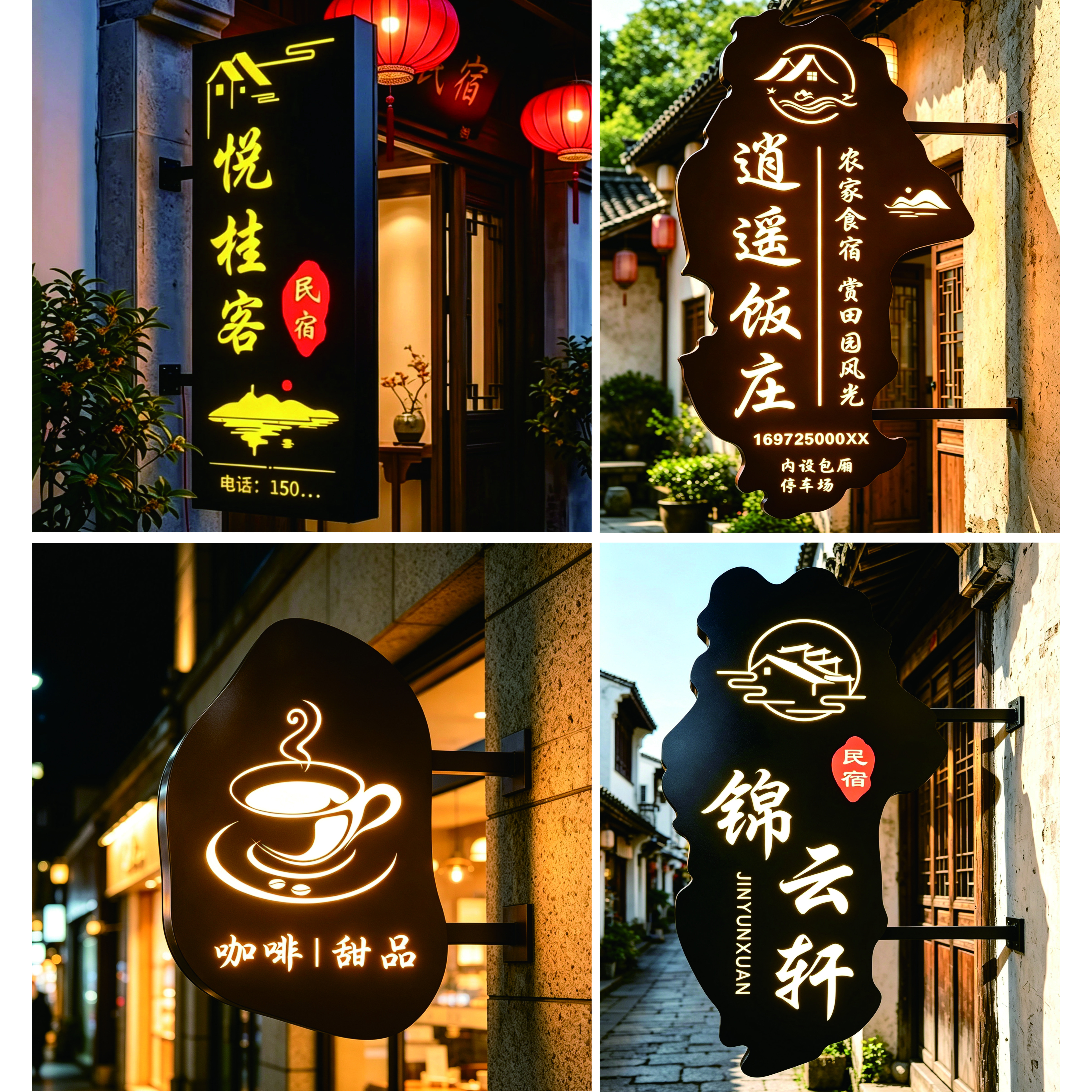 户外双面发光LED灯箱定制