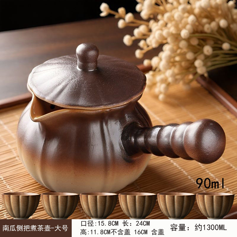 陶土罐罐壶可干烧围炉煮茶壶带盖杯子全套煮奶茶烤奶烤茶炖梨花茶,餐饮具,煮茶炉,淘宝优惠券,粉丝福利购,淘宝优惠卷
