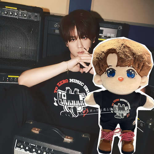 10.20cm現貨香港Mirror姜濤keungto同款短袖裤子套裝公仔服