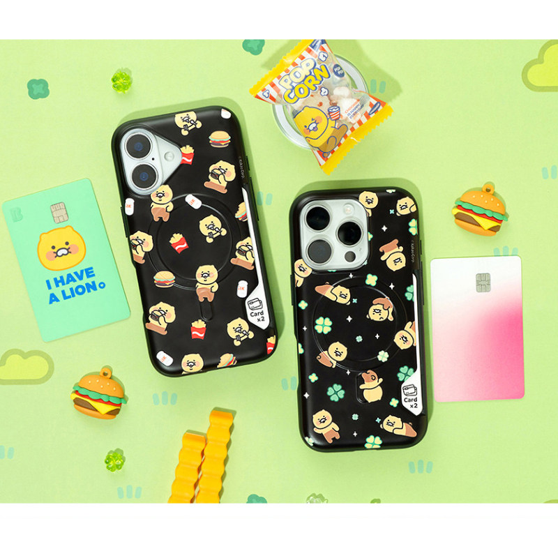 CHOONSIK春植猫小头像卡通可爱适用苹果iphone17Promax磁吸充电可插卡16pro保护套防摔15pro手机壳