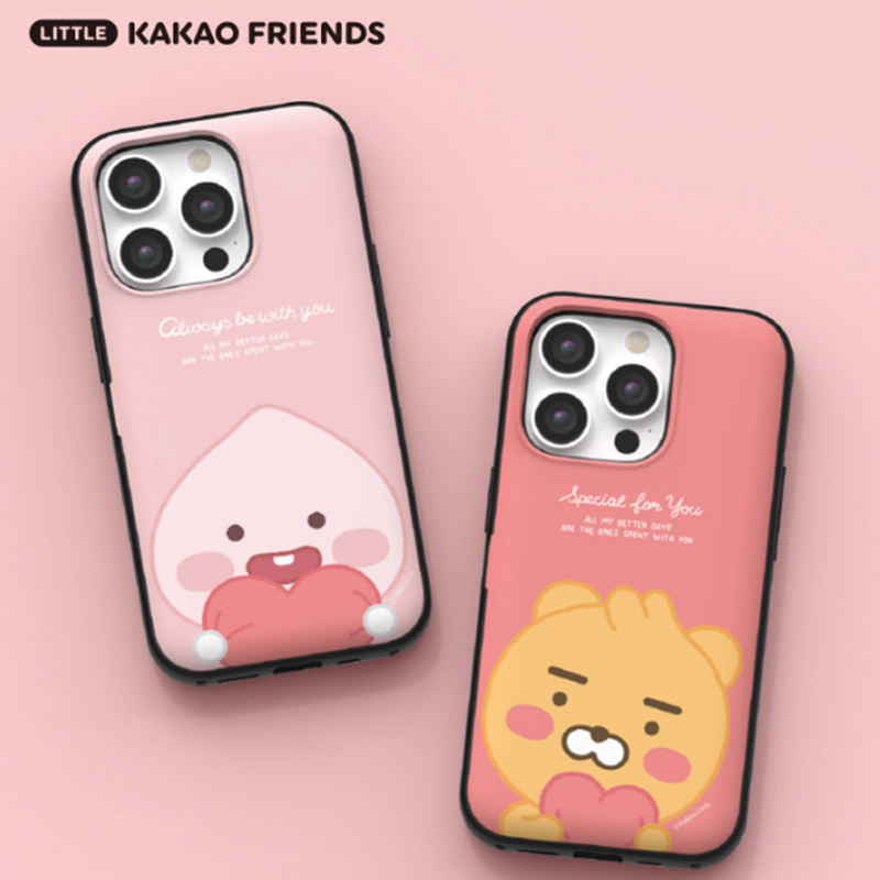 kakao可爱屁桃ryan翻盖插卡壳