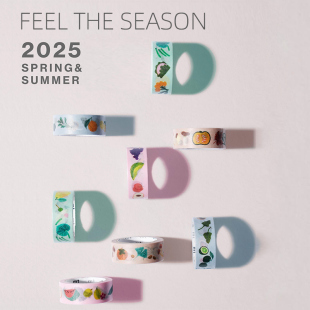 现货日本MT2025ss春夏新品 饰贴素材艺术家联名系列 和纸胶带手账装