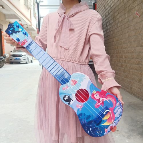 儿童大号美人鱼吉他玩具