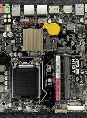 华硕 H110T ITX 双网口主板 DC供电  H310T主板 H110 一体机主板