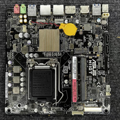 华硕 H110T ITX 双网口主板 DC供电  H310T主板 H110 一体机主板