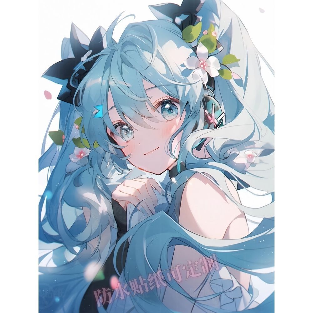 初音未来海报贴纸贴墙电