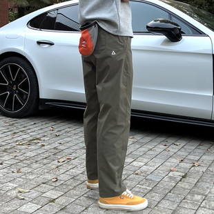 宽松软壳冲锋裤 新款 美式 工装 子 机能小三角直筒休闲裤 长裤 男女春季