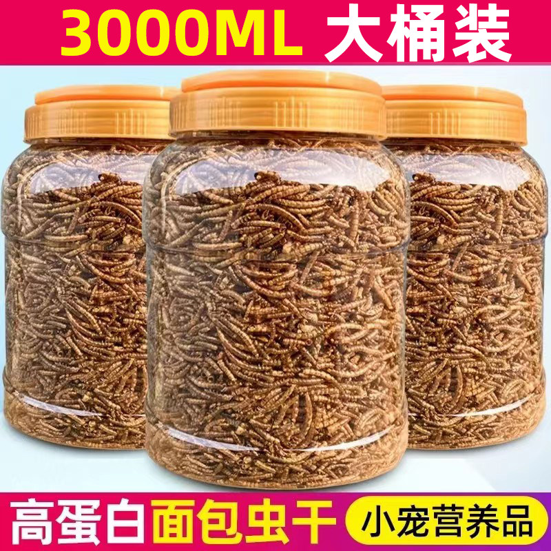 罐装面包虫干高蛋白观赏鱼饲料