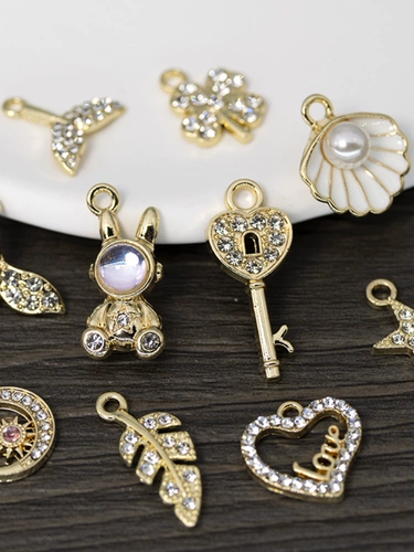 Бриллиантовая брендовая подвеска, браслет ручной работы, ожерелье, аксессуары, микроинкрустация, DIY