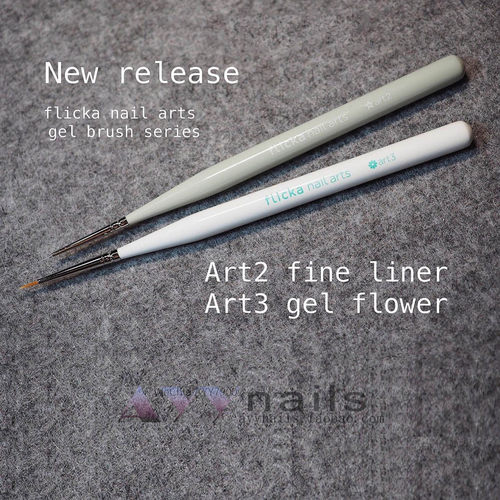 现货日本flicka nail arts彩绘笔 saori老师人气光疗笔 美甲工具