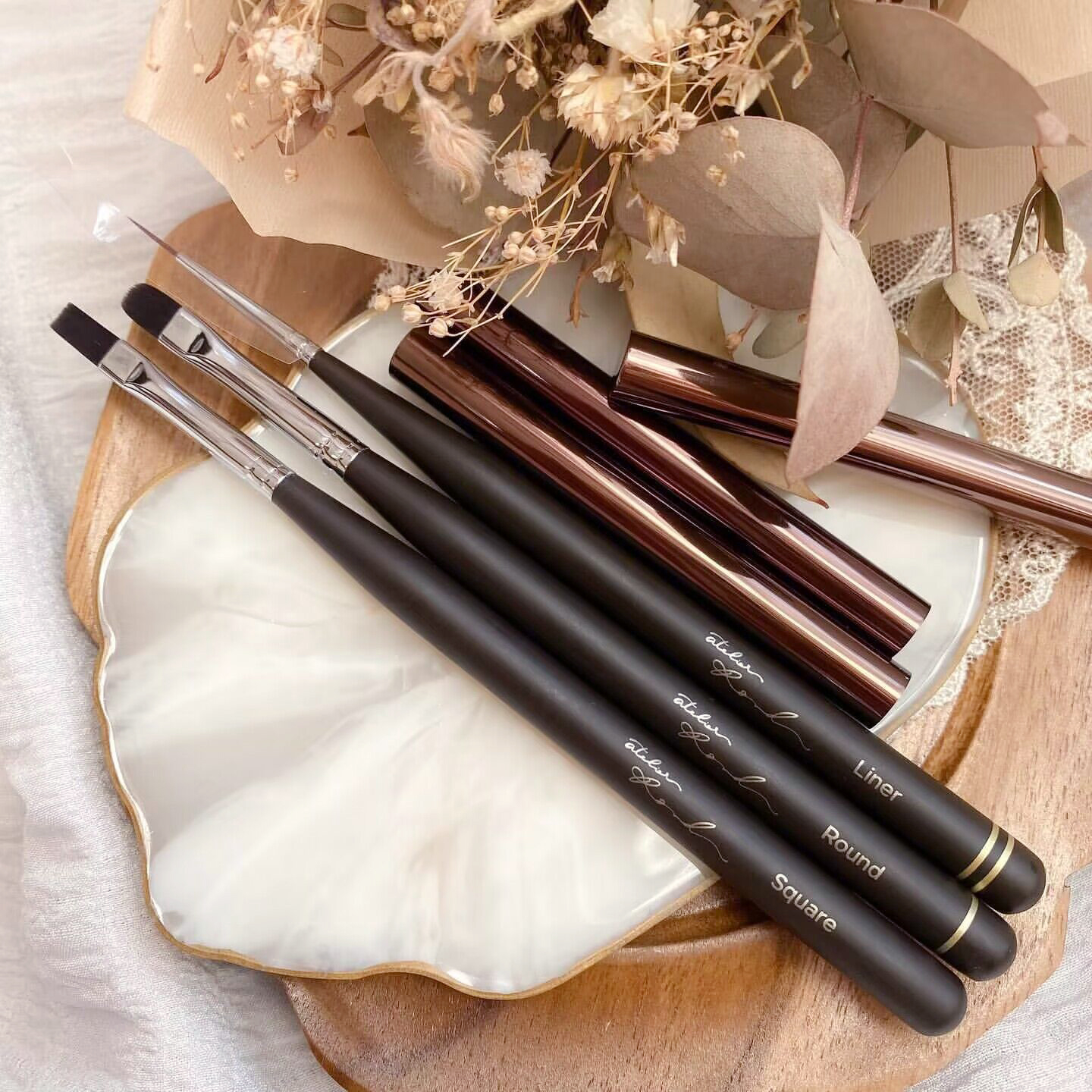 现货日本 TOY's × INITY光疗笔圆头笔长拉线平头笔彩绘美甲笔