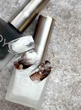 现货日本TOY'S*INITY大理石纹水墨晕染液 渐变透明水彩液白色