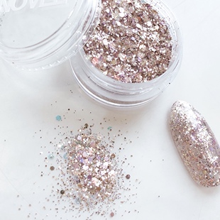 现货 日本 NOVEL Fragrance glitter 闪粉 亮片混合装 美甲饰品