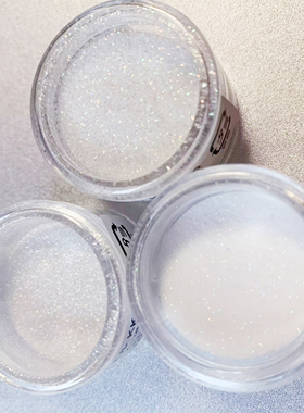 现货日本Clou闪粉 砂糖粉 雪花粉 白色系列日系美甲饰品 小红书款