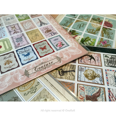 复古邮票素材日本进口正品