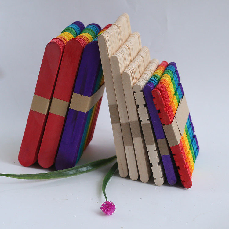 雪糕棒冰棍棒圆木棒木棍手工diy模型材料建筑小屋模型制作房子