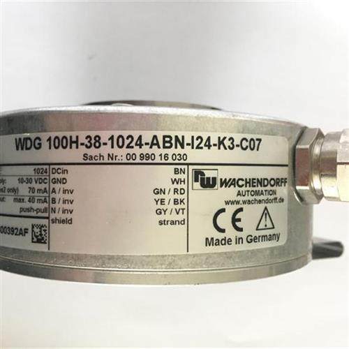 蒂森电梯编码器WDG 100H-38-1024-ABN-I24-K3-C07德国进口全新