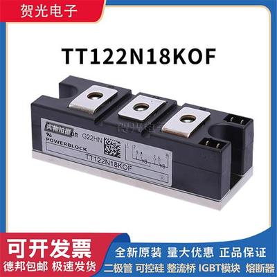 TT122N16KOF  TT122N18KOF  功率可控硅模块,全新现货