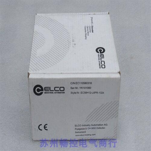 *现货销售*全新宜科ELCO编码器 EC58H12-L6PR-1024 现货