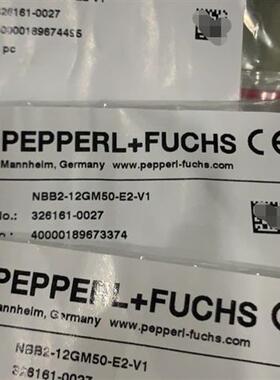 NBB2-12GM50-E2-V1电感式接近开关传感器 货号326161-0027