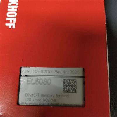 全新原装正品 BECKHOFF EL6080 模块 现货销售