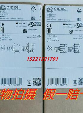 IFM O1D102 全新激光测距传感器 O1DLF3KG假一赔十01D102