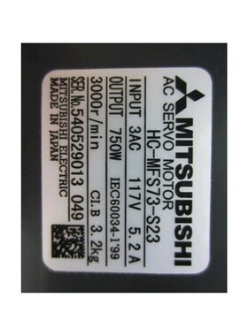 低价销售电机HC-MFS73-S23