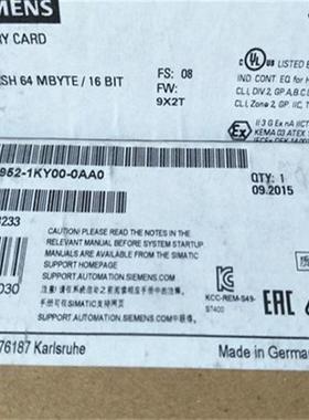 6ES7 952-1KY00-0AA0S7-400 64MB卡6ES7952-1KY00-0AA0正品