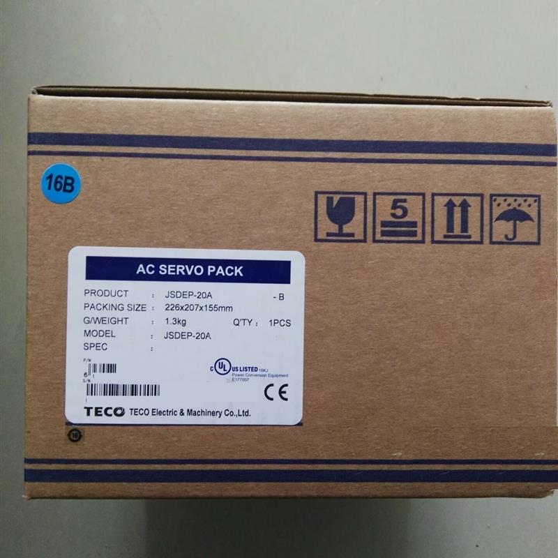 JSDEP20A东元伺服驱动器750W JSDEP-20A,全新原装正品