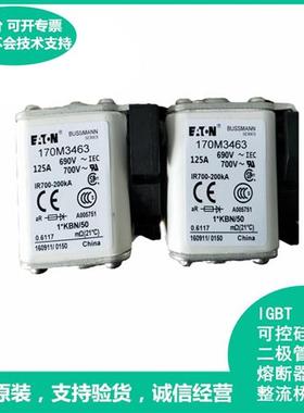 全新产品170M3463 125ABussmann快速熔断器可直拍