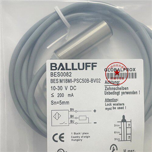 全新正品巴鲁夫接近开关BES0082 BES M18MI-PSC50B-BV02急速发货