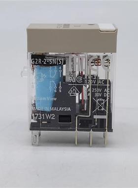 正品OMRON小型继电器G2R-2-SN 1-SNI(S)SND L DC24V AC220V