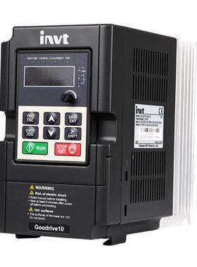 全新INVTGoodrive10系列变频器GD10-1R5G-S2-B 1.5KW/220V