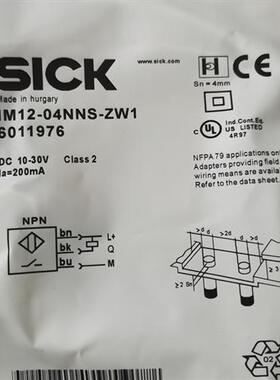 IM12-02BPS-ZW1 04NNS-ZW1 04BPS-ZC1电感式M12接近开关三线常开