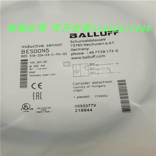 接近开关BES 516-324-G-E4-C-S49-00,2 00,3三线PNP常开