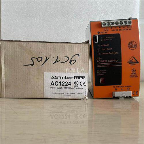 全新原装Ifm AC1224AS-I电源模块 115/230VAC 4A议价
