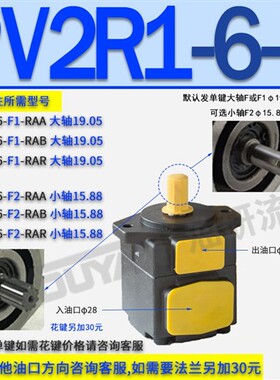 新款PV2R2-33 PV2R3 24 31液压12 13叶片泵PV2R1-8/10/12/14/现货