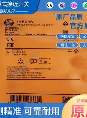 易福门IY5036 IY5029 IY5048 IY5051 IY5033 IY5045 IY5047电感式