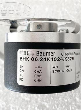 现货全新baumer堡盟 BHK 06.24K1024/K329印刷机旋转编码器