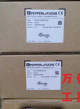 P+F正品二维码导航传感器PGV100-F200A-R4-V19261183