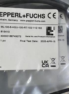 ML100-8-HGU-100-RT/102/115/162光电传感器 货号:815410