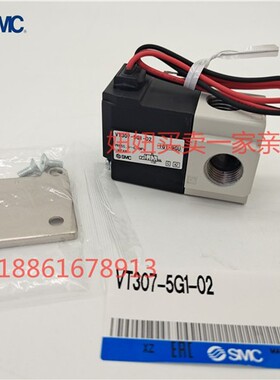 SMC全新电磁阀VT307-5G1-02-F VT307-5G1-01 01F 02F-F假一罚十