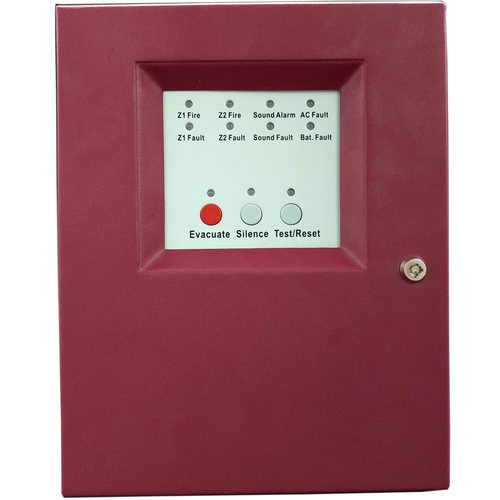Fire alarm control panel 传统非编 2回路火警主机 火灾控制器 - 封面