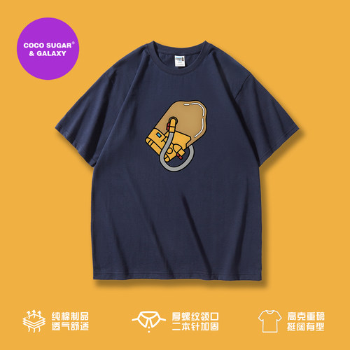 小岛秀夫工作室重磅短袖T恤