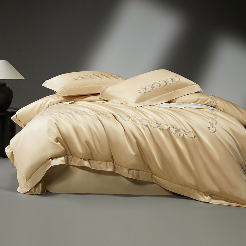 水星家纺全棉140支匹马棉四件套