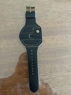 加厚头层真牛皮腕带 BL双鱼堡垒50渔轮39带扣护腕30 黑金刚25射鱼