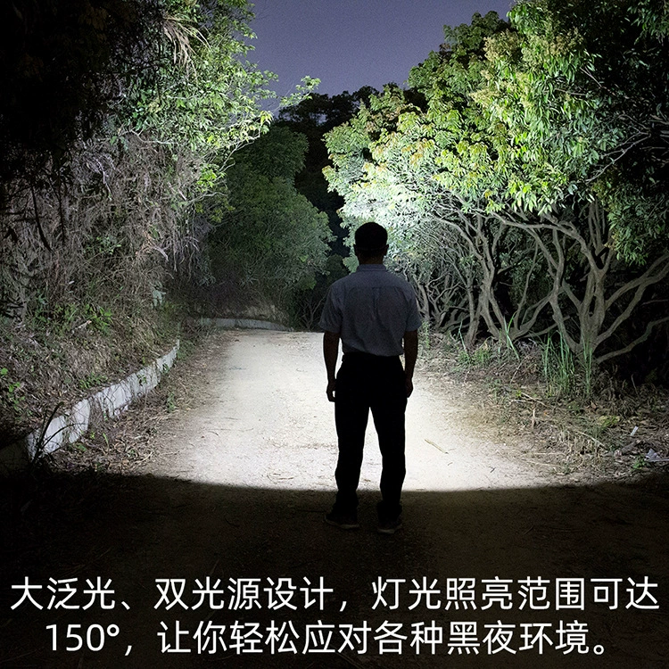 进口LED户外防水超亮头灯徒步露营探险夜钓鱼强光手电筒USB充电口