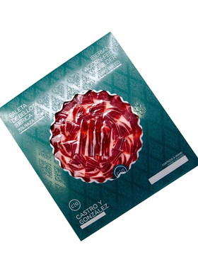 西班牙Castro伊比利亚火腿切片 黑猪风干生吃火腿片即食礼盒火腿